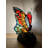 Tiffany Butterfly Mini Night Light Table Lamp Stained Glass 10'H