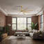 Ariella - Eight Blade Ceiling Fan - Integrated LED - Matte Black Finish - Matte White Blades-238019752-238019802