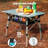 Ajla Portable Ajla With Adjustable Legs, Lightweight Aluminum Folding Table, Rectangular