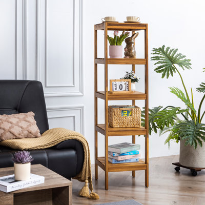 37.1cm W Solid Wood Storage Rack
