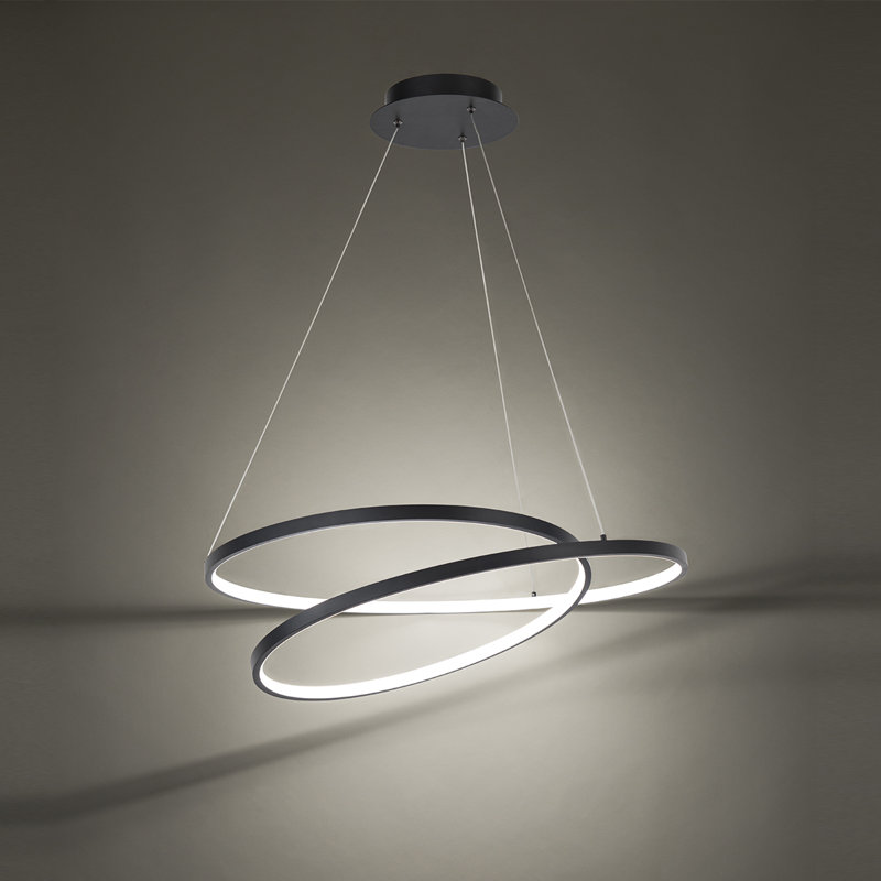 Marques 1 - Light LED Pendant, Black