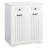 Laundry Cabinet With  2 Drawers And 2 Removable Laundry Basket