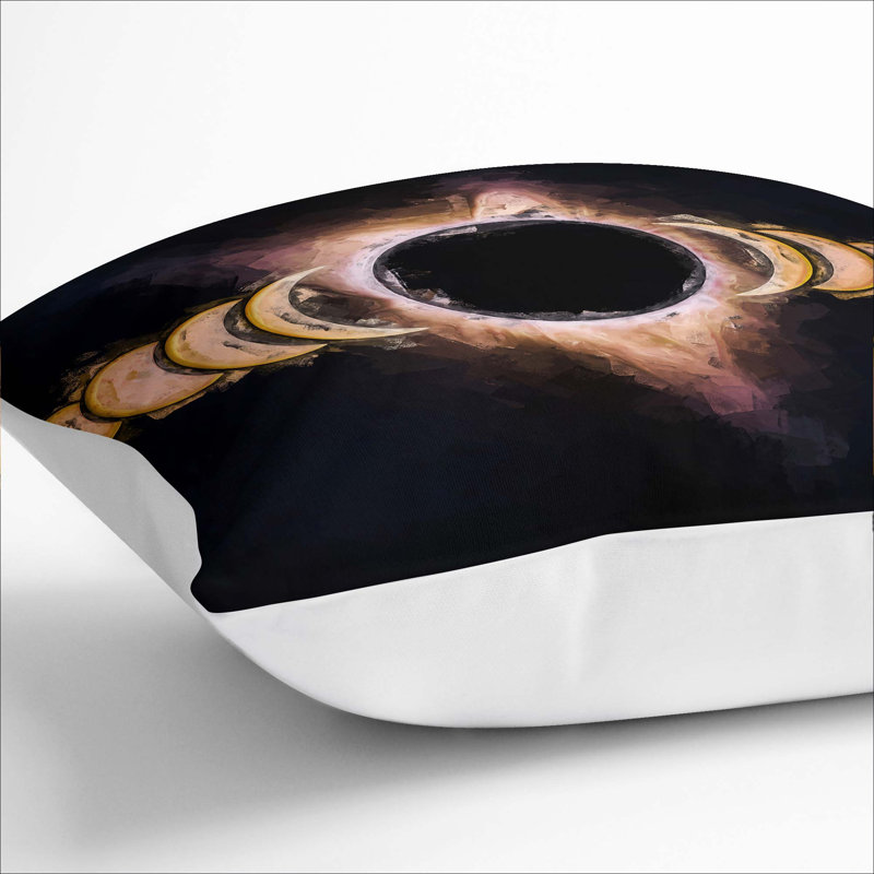 Square Throw Cushion, 40cm H x 40cm W x 15cm D, White