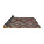 Tapis contemporaine rouge/noir/gris-765772457