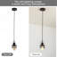 Luminaire suspendu industriel industriel en métal