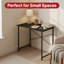 Table d'ordinateur avec bureau en métal-787860045
