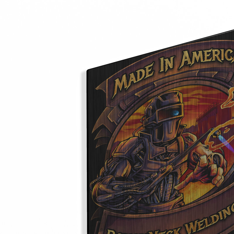 «Welding Cyborg» par Flyland Designs, H 16 po x l 12 po