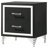 Amatia 2-drawer Nightstand Bedside Table Black-114385010