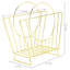 Gold Magazine Holder Rack
