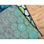 Tapis vert clair à motif géométrique Sidney-19499219
