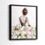 Magnifique Contemplation florale I - impression encadrée de qualité supérieure - prête à être accrochée - aucun clou requis - aucun clou requis-234055468-234055472