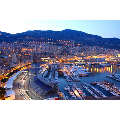Blanc de Pentecôte, image magnifique de Monaco sur toile, photographie