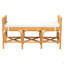 Banc en rotin brun moderne Modern Bohemian