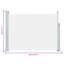 Dakota Fields Fabric Cover Motorised Retractable Side Awning-1453172979-1355032883