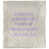 Blanc / mauve contrastant