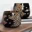 Vase de table en céramique brun-1459813935