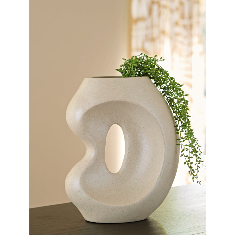 Vase Odion, H 12 po x l 10 po x P 6 po