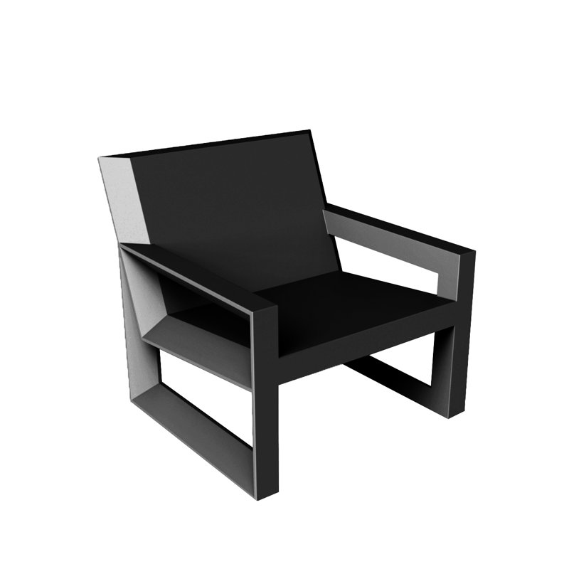Frame - Resin Lounge Chair - Basic, Black