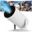 Mini Projector Android 11-8K Portable Projector 120 ANSI Lumens, Support 180 Degree Rotation And Automatic Keystone Correction, Wifi6, BT5.4, Home Theater Movie HD Projector Compatible With Laptop, HDMI, USB