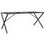 Ronks Dining Table Legs X-Frame Steel-338226201