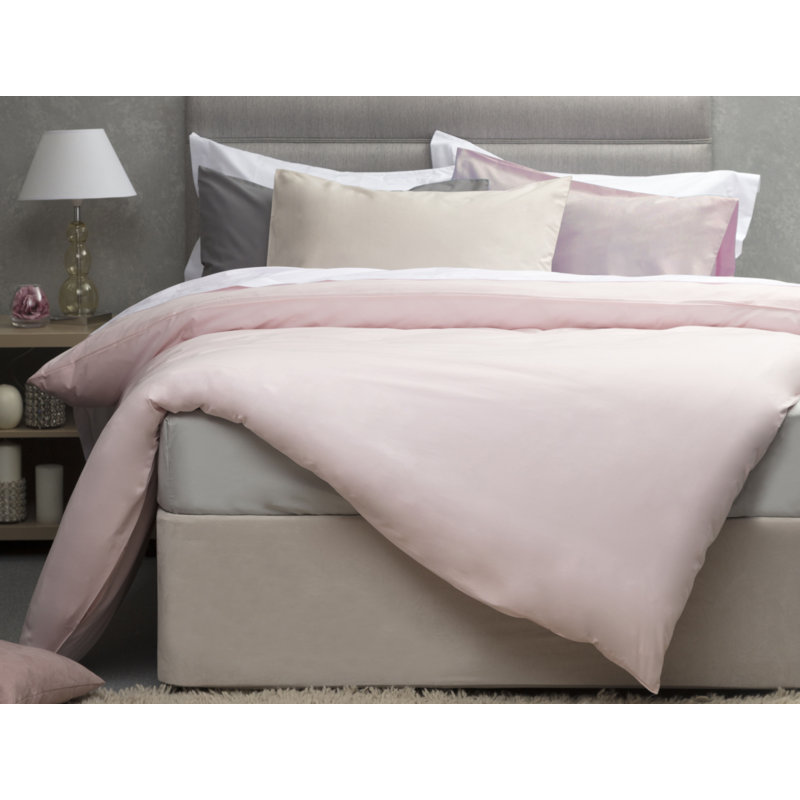 Plain Dye 200 TC Egyptian-Quality Cotton Cotton Solid Colour Duvet Cover, King Duvet Cover, Mulberry