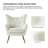 Avianna 29.25'' Wide Tufted Velvet Wingback Chair-1150443705