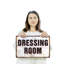 Enseigne de fantaisie en aluminium 12 po x 18 po Dressing Room-119480234-119480238