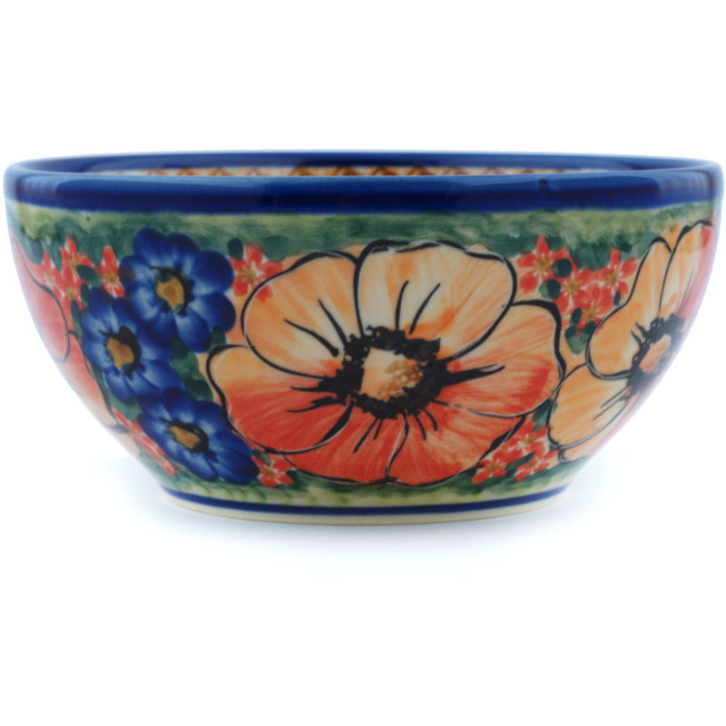 Bright Beauty Stoneware Rice Bowl