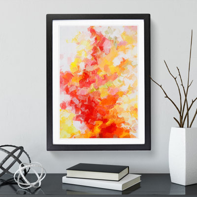 Code Of The Past Abstract - Single Picture Frame Painting