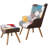 Erin Upholstered Accent Chair with Ottoman