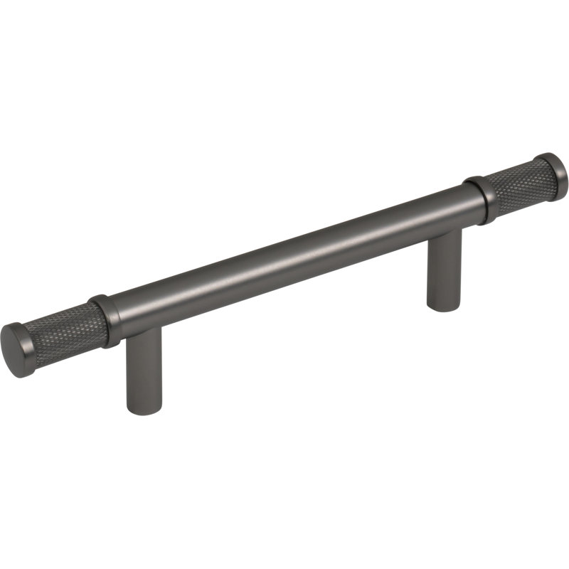 Burnham Bar Pull, Ash Gray, 3 3/4" Center To Center