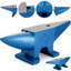 Steel Fireplace Tool Set