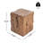 Outdoor And Indoor Stump Shape MGO Side Table