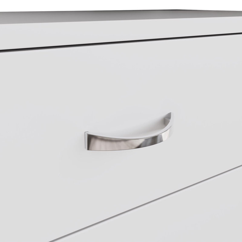 75 cm W Chest of 4 Drawers, White