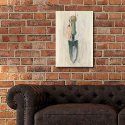  «Trowel» par Carol Rowan, art mural en verre acrylique, 16 po x 24 po