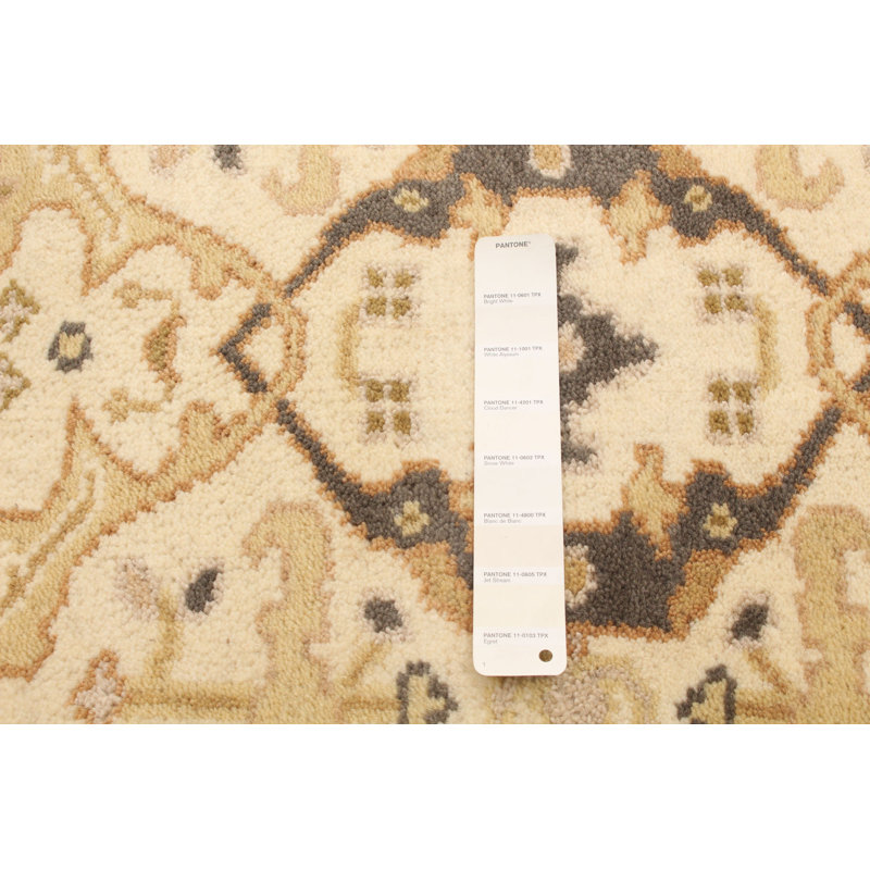 Tapis de couloir en Tapis décoratif laine de noué à la main New Age de conception unique 2 pi 6 po x 9 pi 7 po Derika