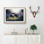 The Resting Gorilla in Abstract - Picture Frame Painting Print on MDF-55770885-55770886
