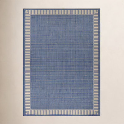 Black Cocoa Brown Flatweave Outdoor Rug