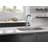 Keele Chrome Kitchen Faucet with Pull Down Sprayer, Modern Single Hole Kitchen Sink Faucet, Single Handle, Chrome-50778087