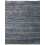 One-of-a-Kind Rectangle 12' x 15' Area Rug in Denim/Gray/Black