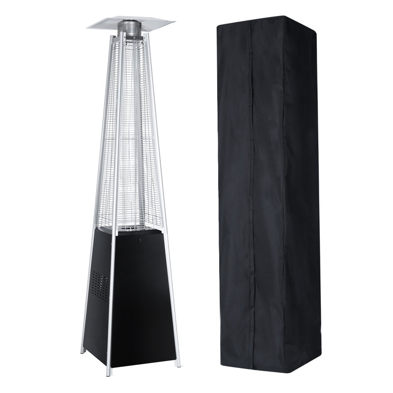Chauffe-terrasse au propane 42 000 BTU, Noir