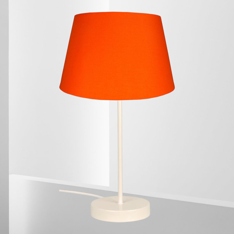 Onorio Metal Table Lamp, Orange