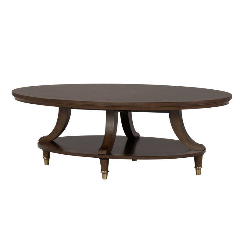 Liliana Solid Wood Oval Coffee Table