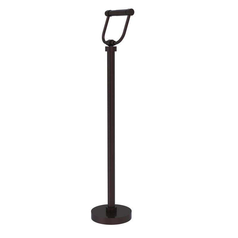 Free Standing Toilet Paper Holder, Antique Bronze