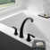 Double Handle Deck Mounted Roman Tub Faucet with Rough-in Valve
