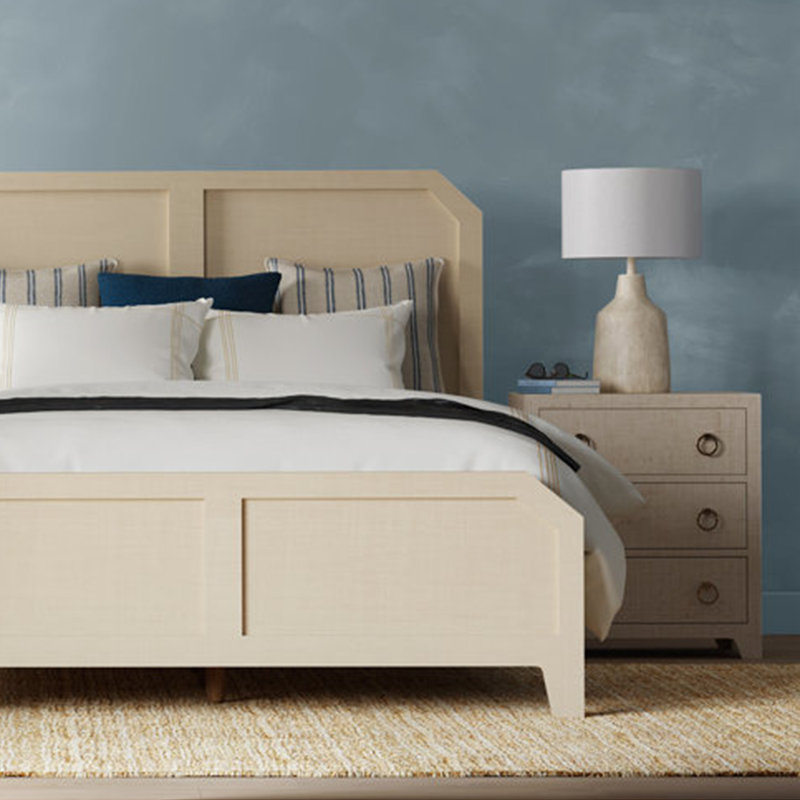 Cleo 3 - Drawer Raffia Dresser, Natural