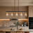 Abrielle 5 - Light Kitchen Island Linear Pendant