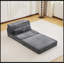 Compression Mahjong Sofa, Convertible Floor Sofa Bed, DIY Boneless Modular Sectional, No Assembly, Circle Fleece Fabric, Oversized Single With Pillow