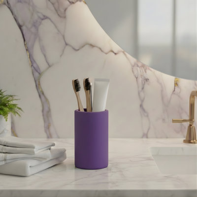 Organisateur de comptoir ROUS Hardware - Support de meuble-lavabo en aluminium massif, 1 pièce, royal / mauve