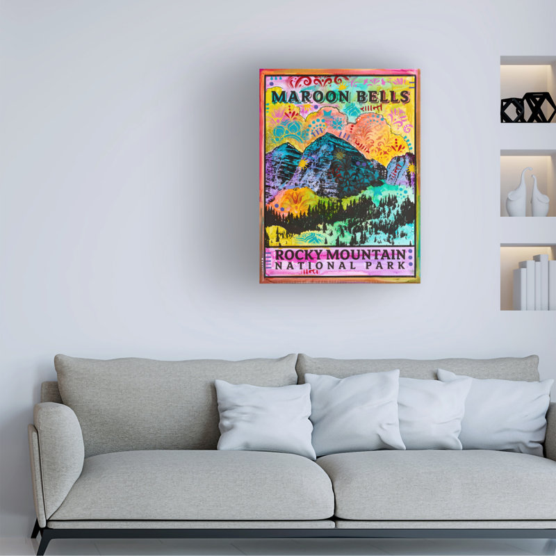 Dean Russo Np Maroon Bells Canvas Art, 32" H x 24" W